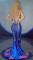 Blue Mermaid Tail Dress